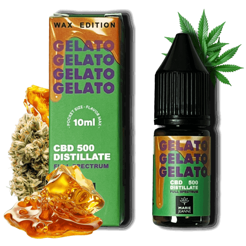 E-liquide Gelato - 10ml - 500 mg CBD