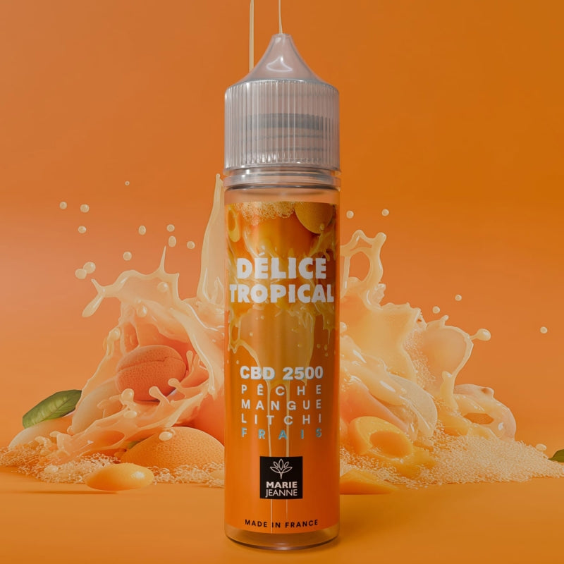 E-liquide Délice Tropical - 50 ml - 2500mg CBD