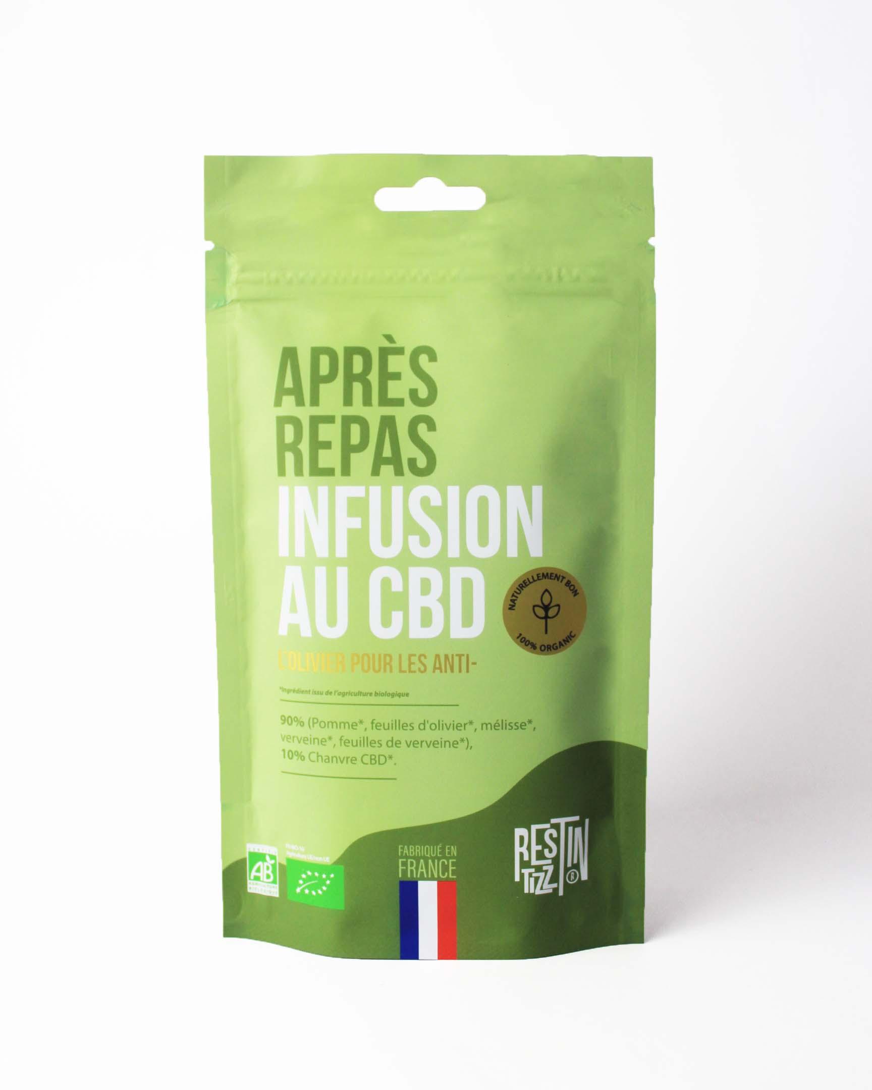 Rest in Tizz Infusion au CBD Après Repas 50g