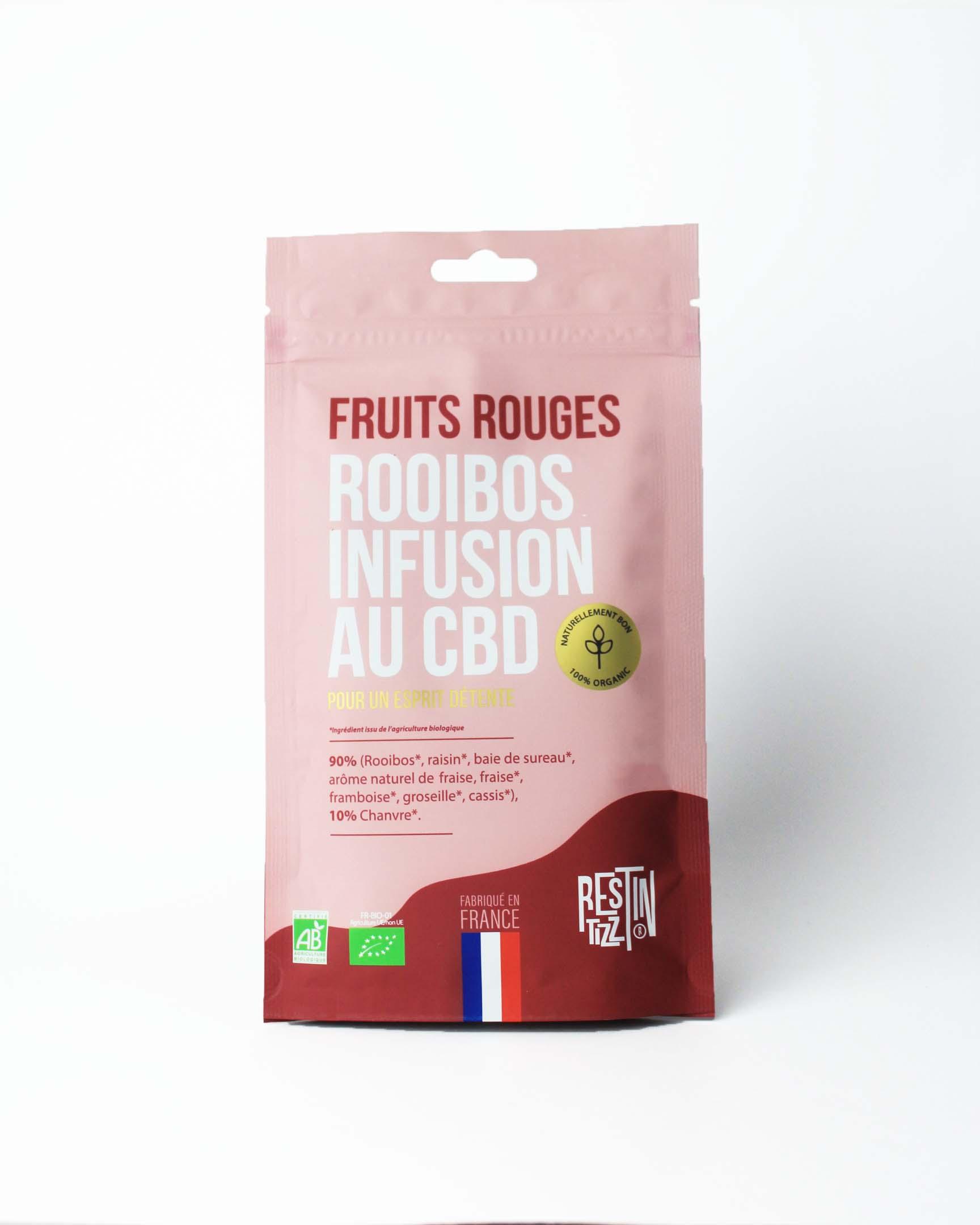 Infusion CBD Rooibos Fruits Rouges