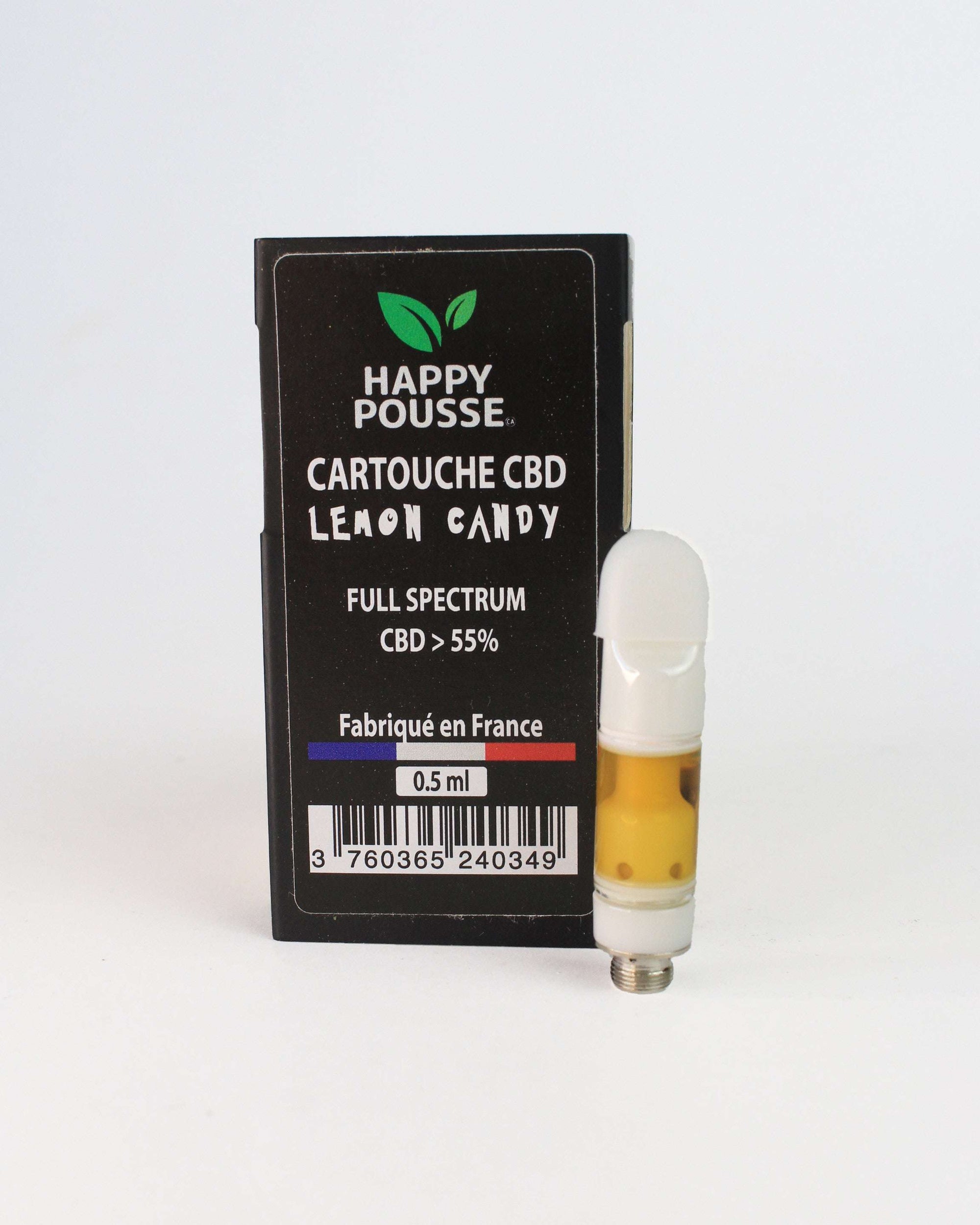 happy pousse cartridge lemon candy cbd