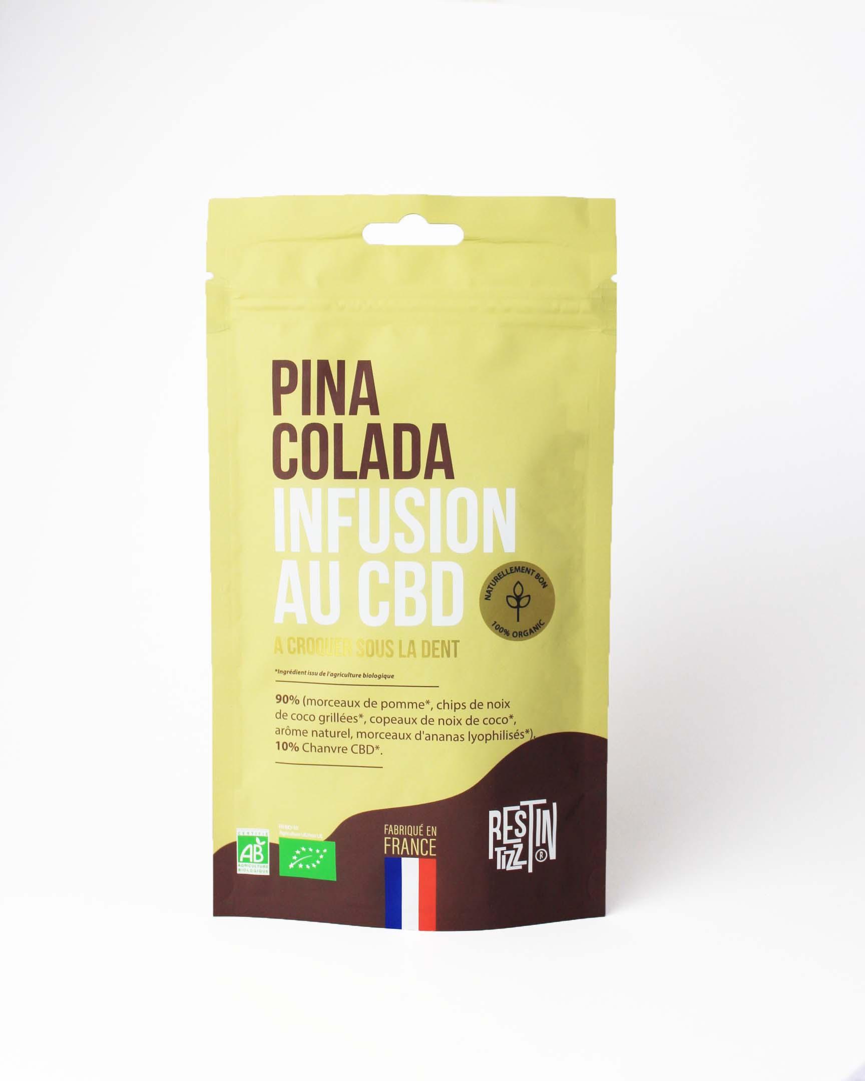 pina colada infusion a base de cbd bio rest in tizz hemp