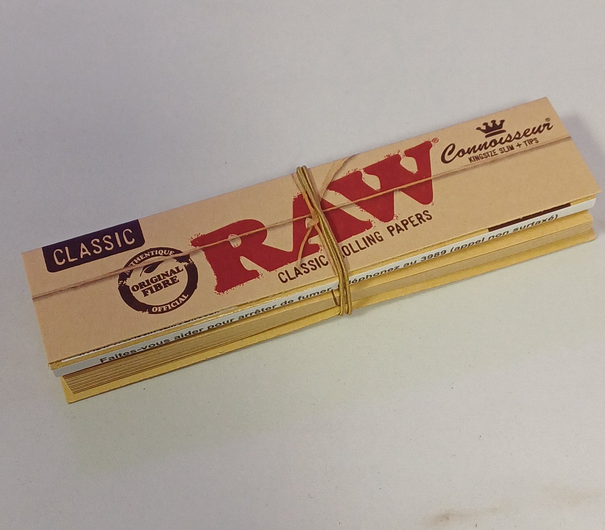 Papier à rouler et tips - RAW Slim Brown King Size
