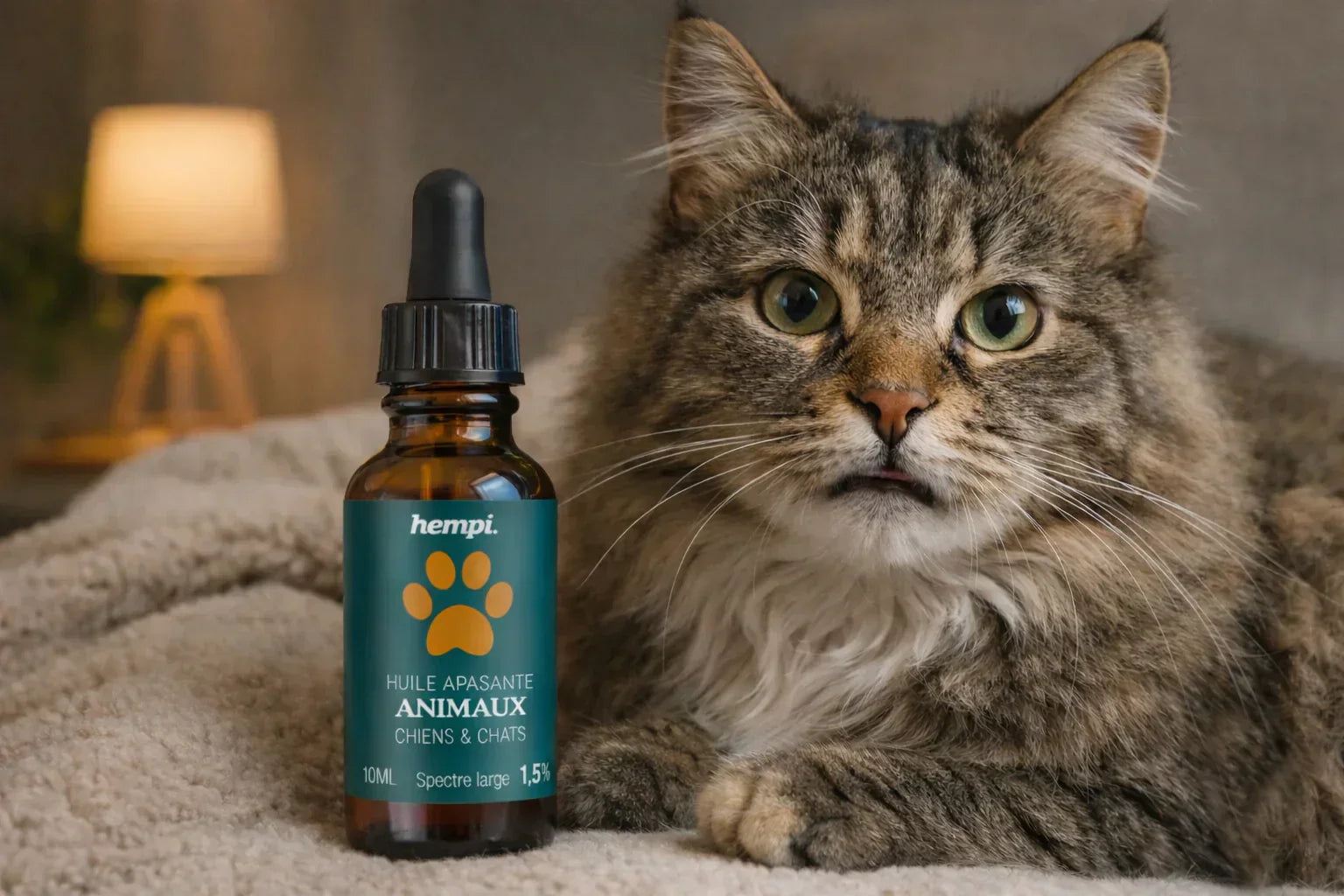 CBD chat stress et anxiété : guide pratique, dosage et huile adaptée