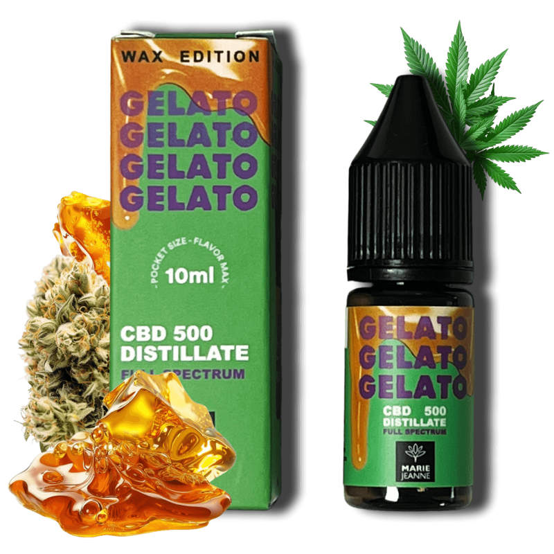 E-líquido Gelato - 10 ml - 500 mg CBD