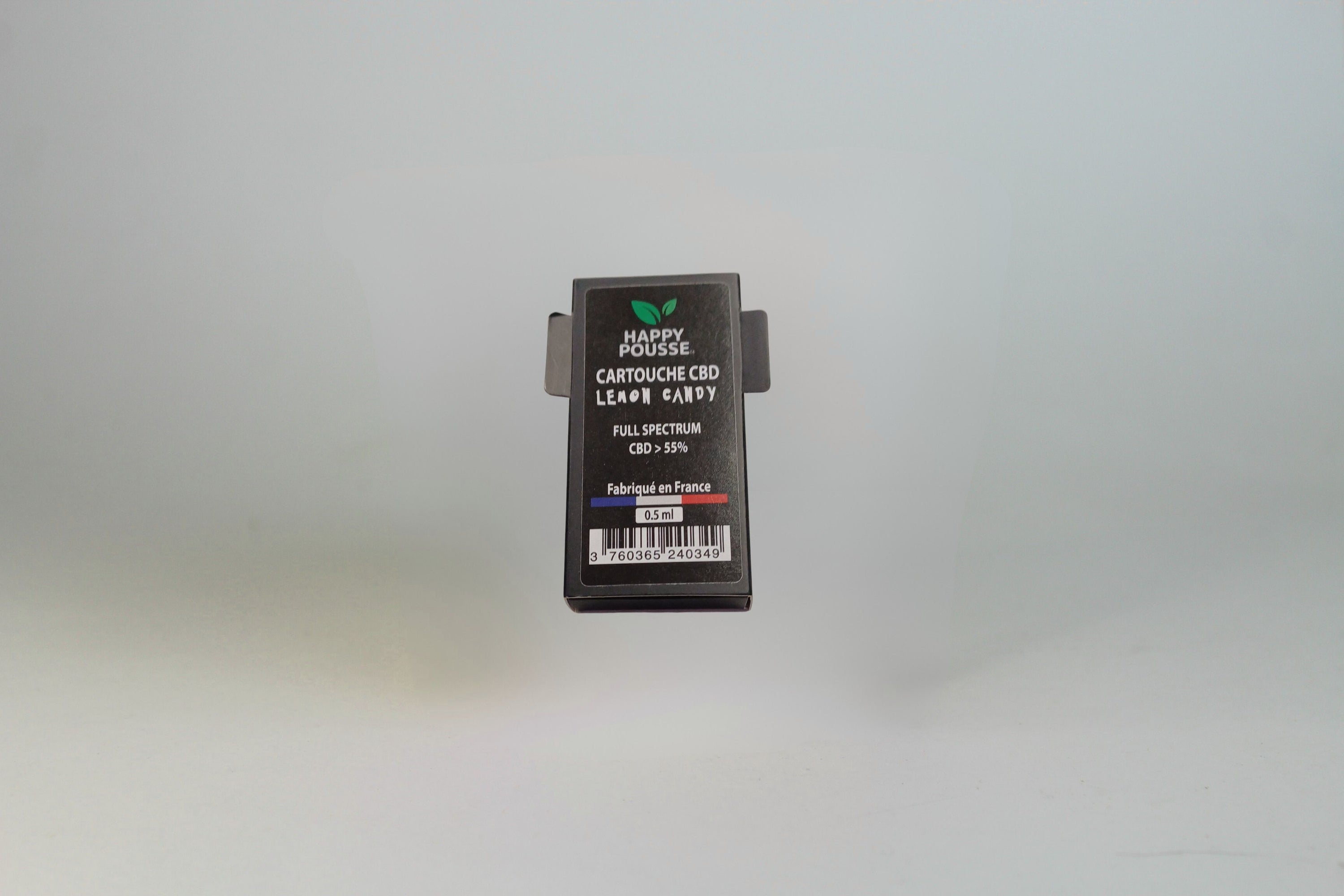 Cartucho de CBD de espectro completo con sabor a caramelo de limón y 55 % de CBD, 0,5 ml