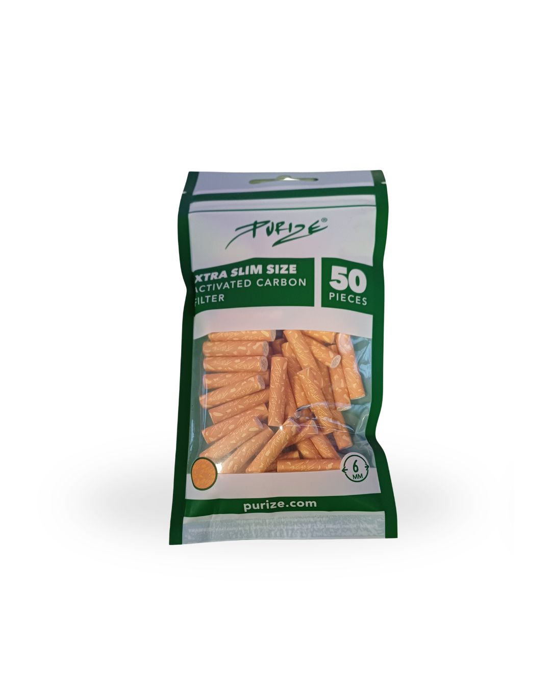 Filtres au charbon actif PURIZE - Xtra Slim - x50