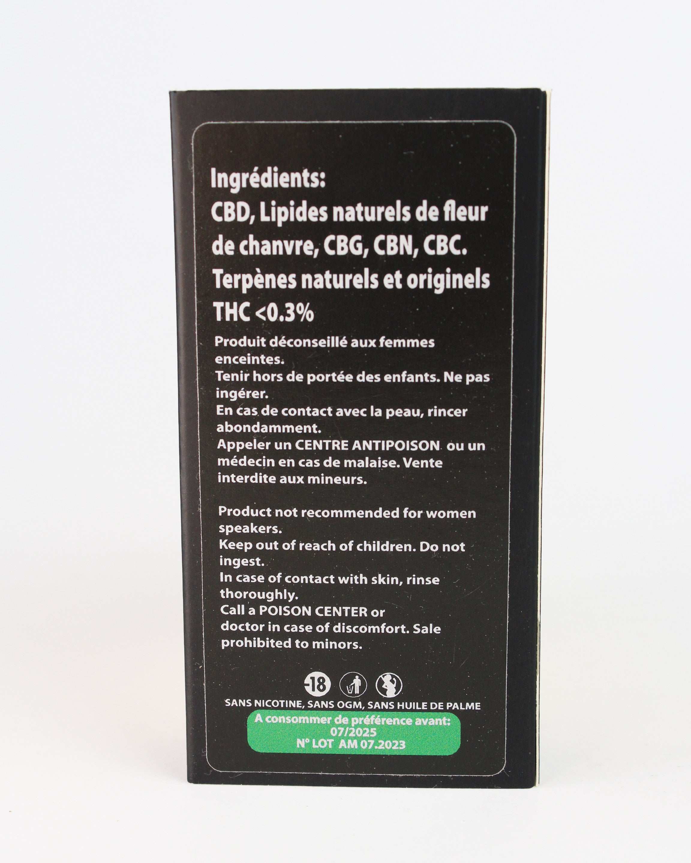 happy pousse cartridge lemon candy cbd