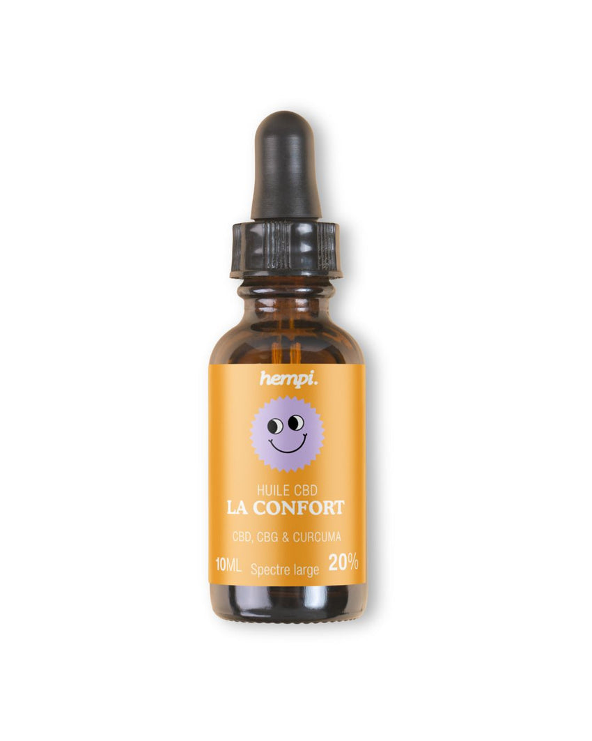 Huile CBD La Confort Hempi – CBG & Curcuma