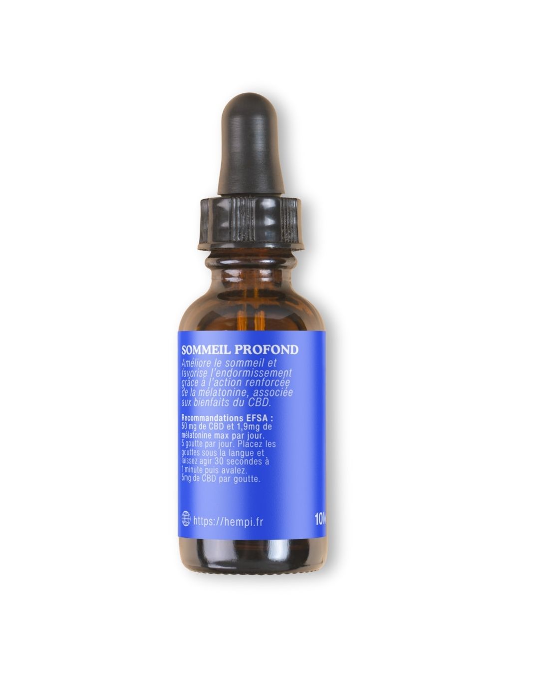 Aceite de CBD, CBN y melatonina "Sueño profundo" 20% - 0% THC 
