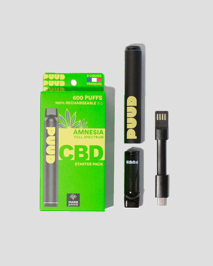 puff cbd rechargeable puuud amnesia full spectrum 