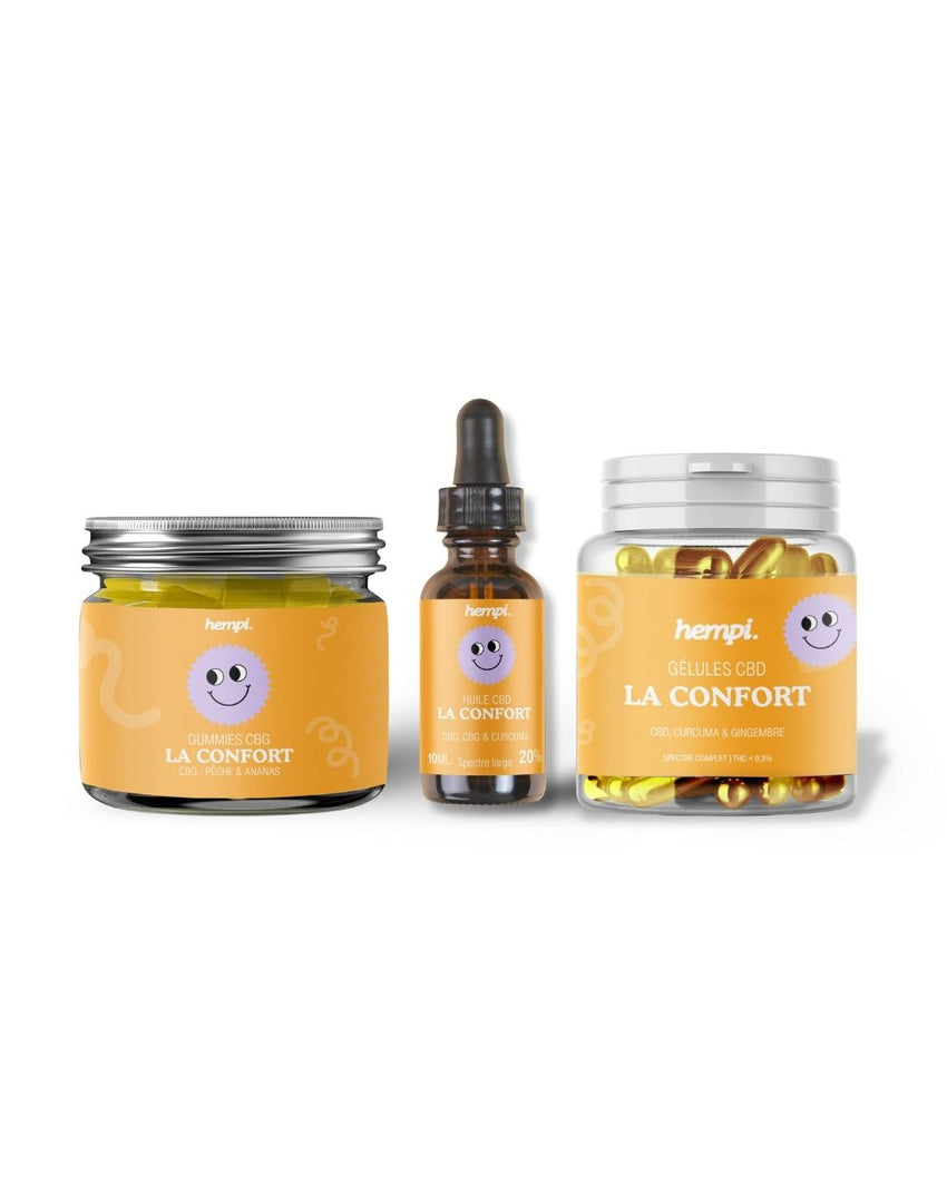 Routine complète confort CBD CBG Hempi