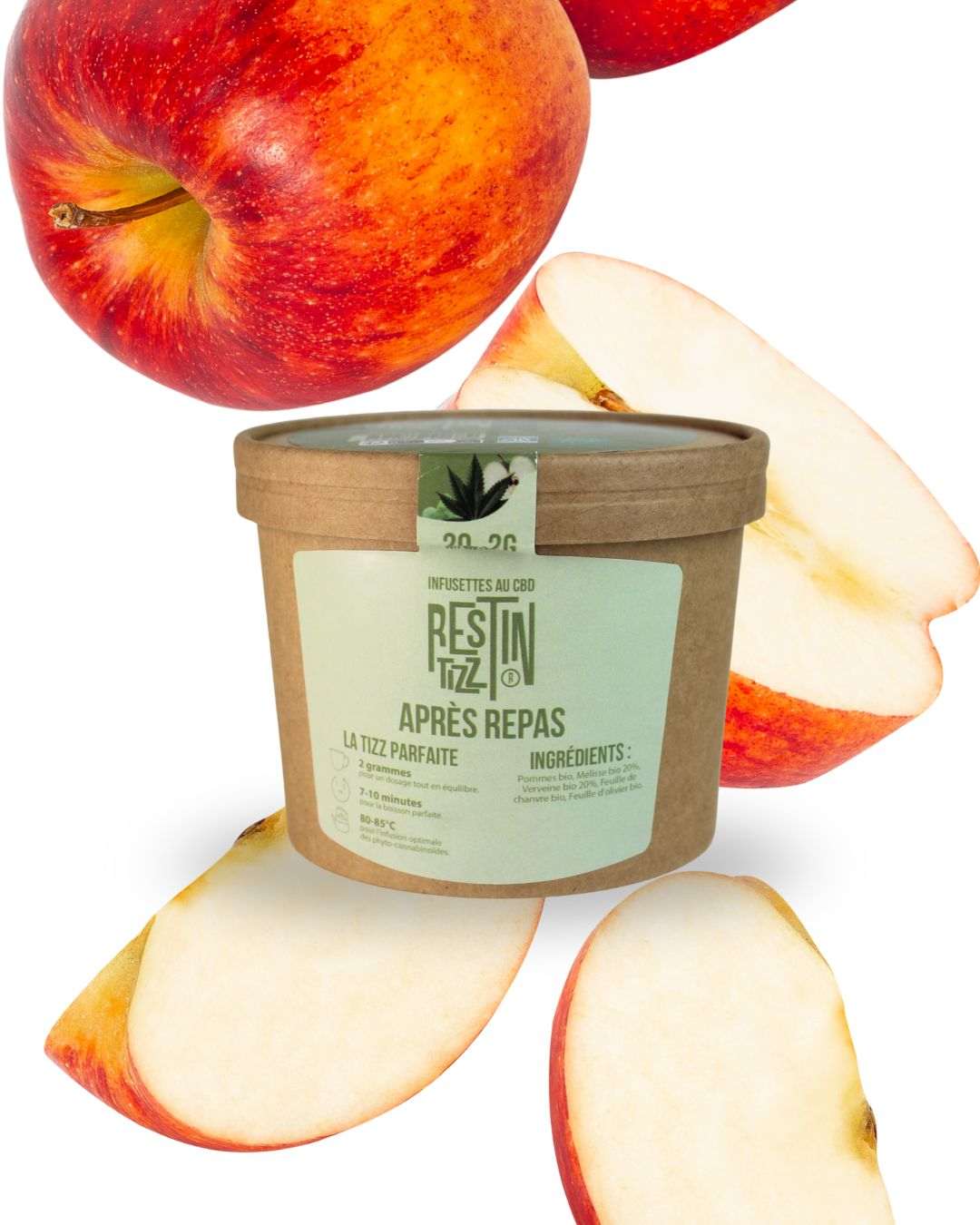 Infusion bio au CBD Après Repas x20 sachets