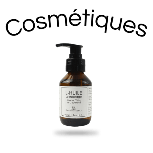 cosmetique cbd baume huile massage