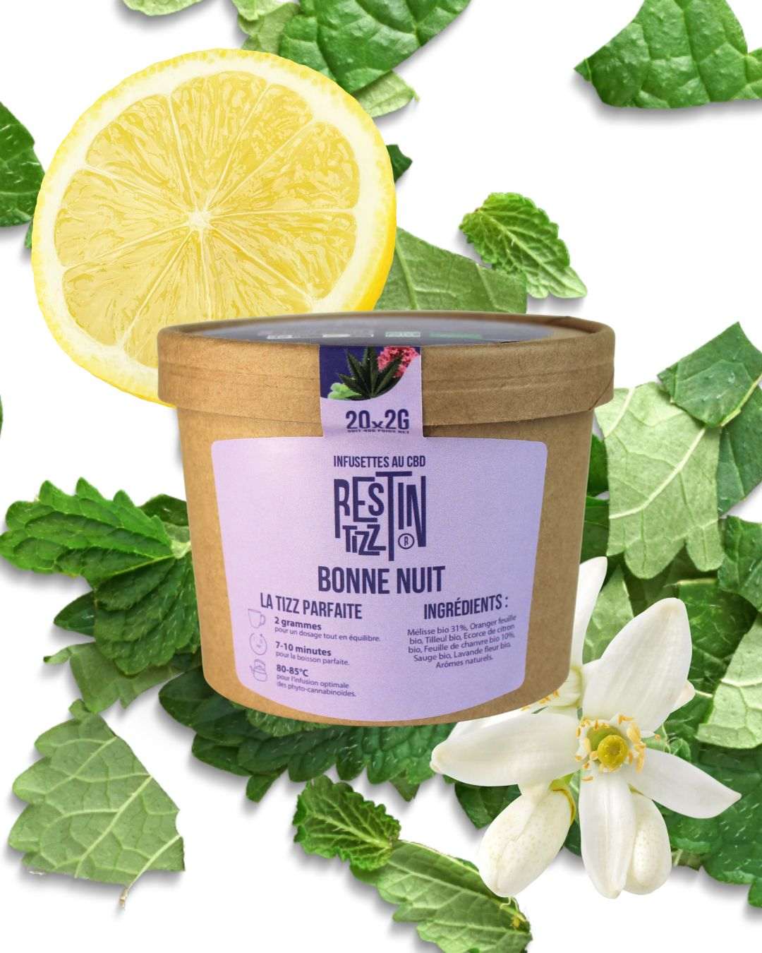 Infusion CBD Bonne Nuit x20 sachets