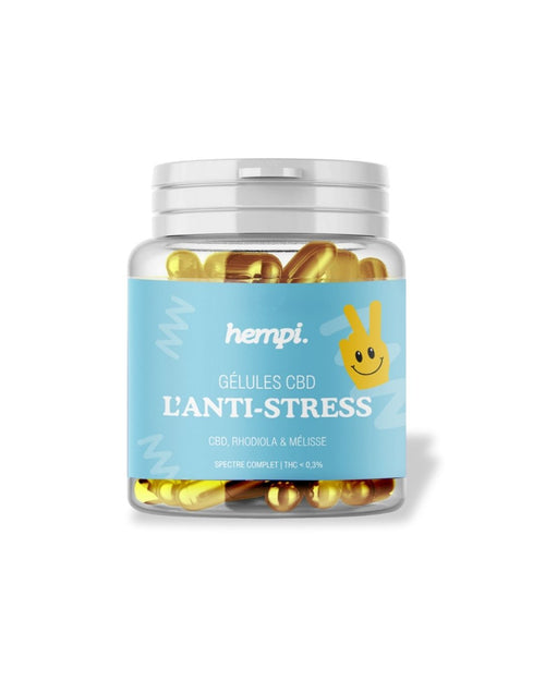 CBD Kapseln „Anti-Stress“ – CBD, Rhodiola & Zitronenmelisse 