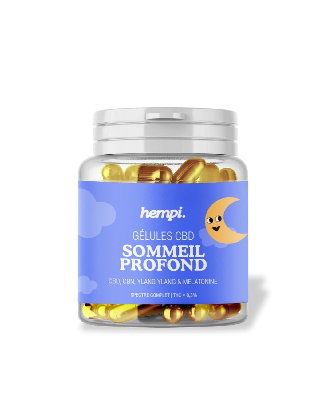CBD Kapseln „Deep Sleep“ – CBD, CBN, Melatonin &amp; Ylang-Ylang