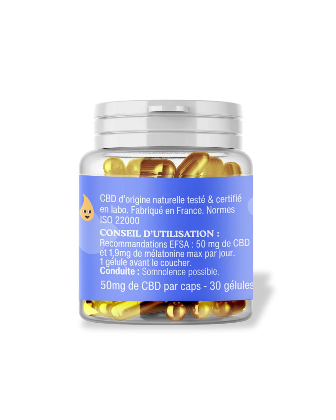 CBD Kapseln „Deep Sleep“ – CBD, CBN, Melatonin &amp; Ylang-Ylang