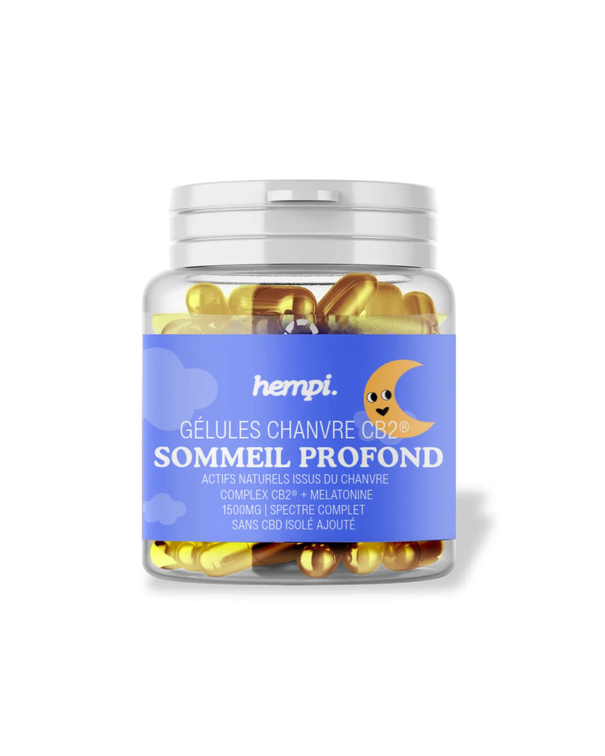 Gélules CBD « Sommeil Profond », Complexe CB2® 1500 mg et mélatonine