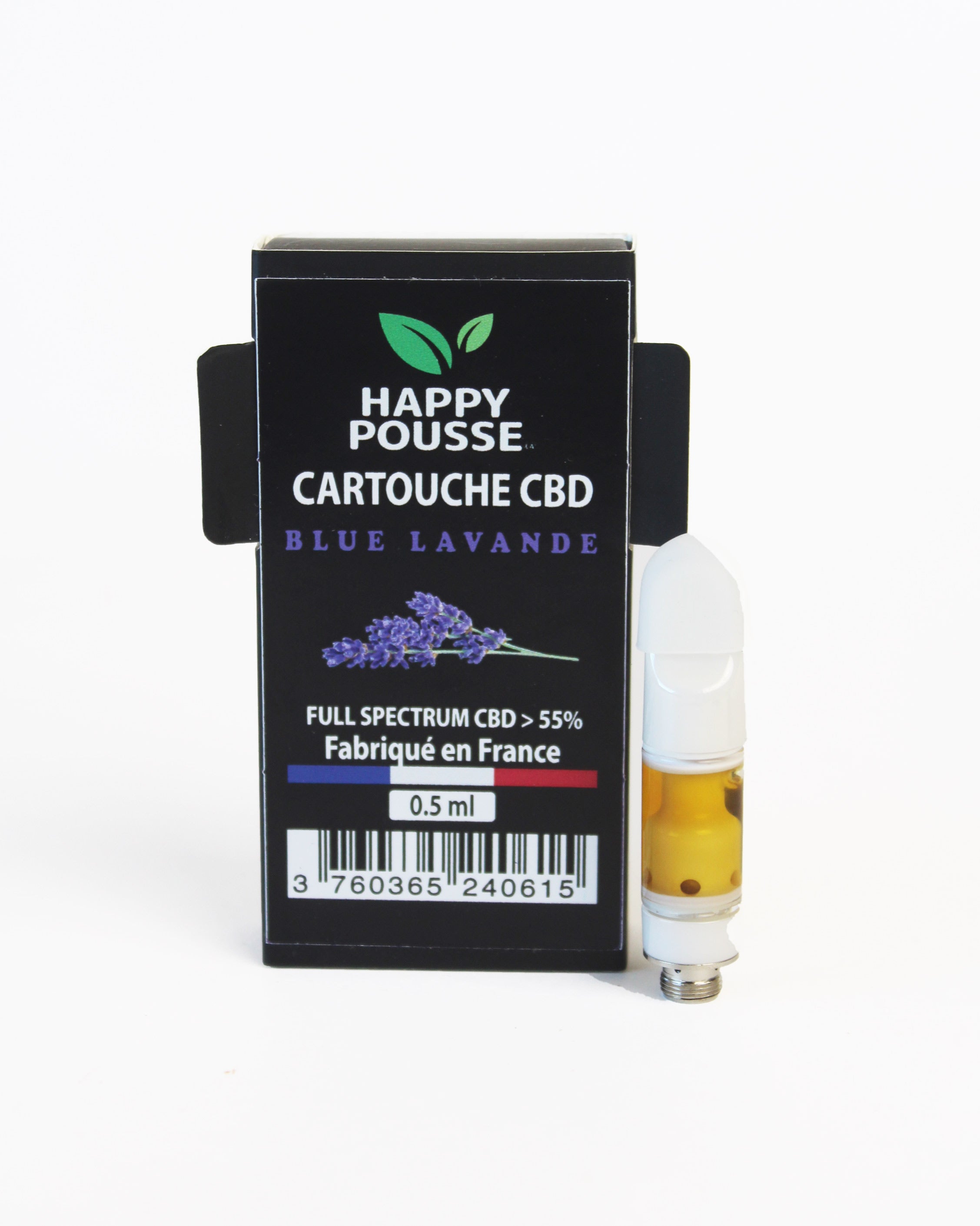 Cartucho de CBD de espectro completo Amnesia 55 % CBD 0,5 ml