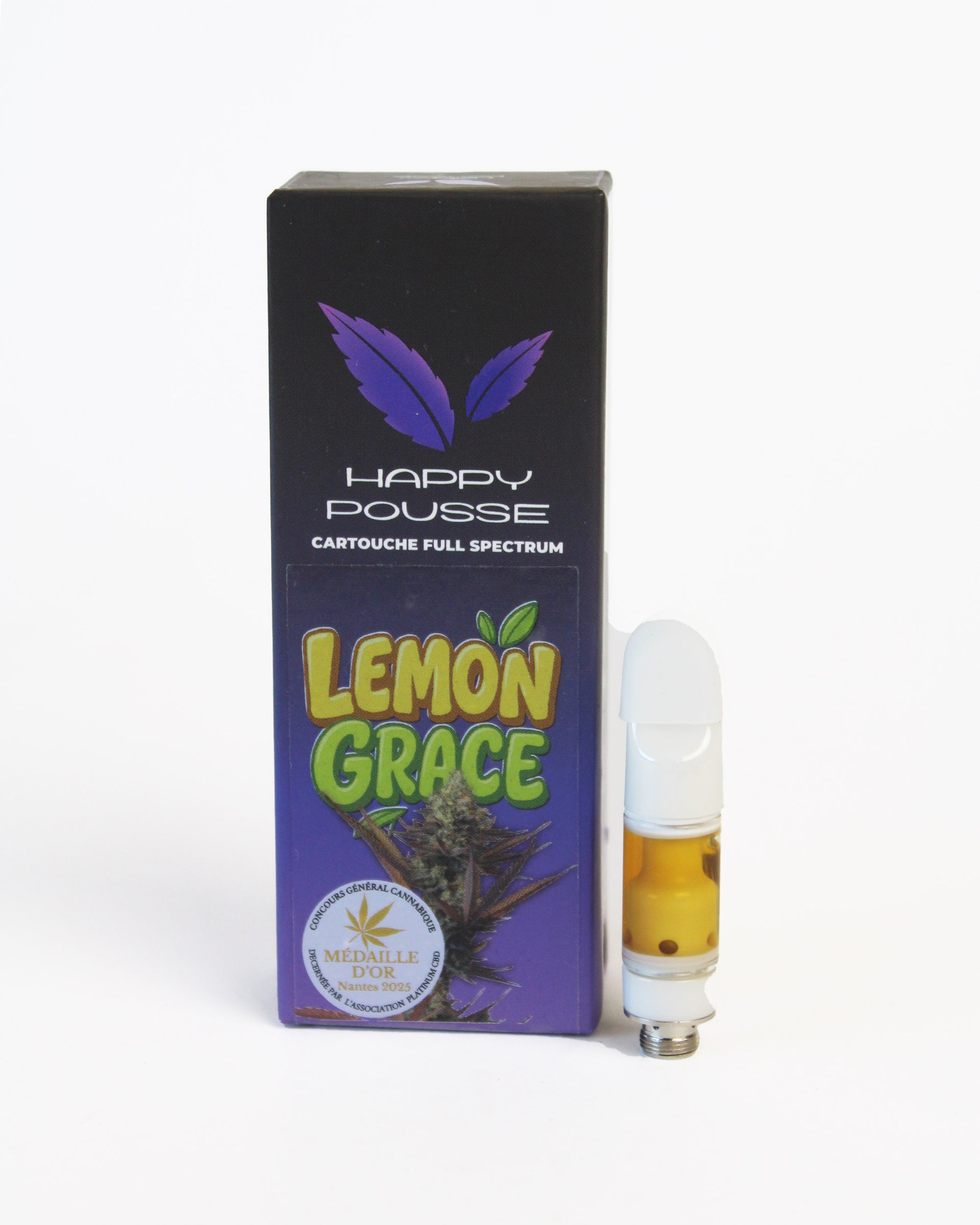 Cartouche CBD Fullspectrum Lemon Grace 55% CBD 0,5ml