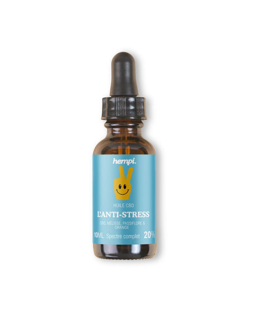 Aceite de CBD, melisa, pasiflora y naranja 