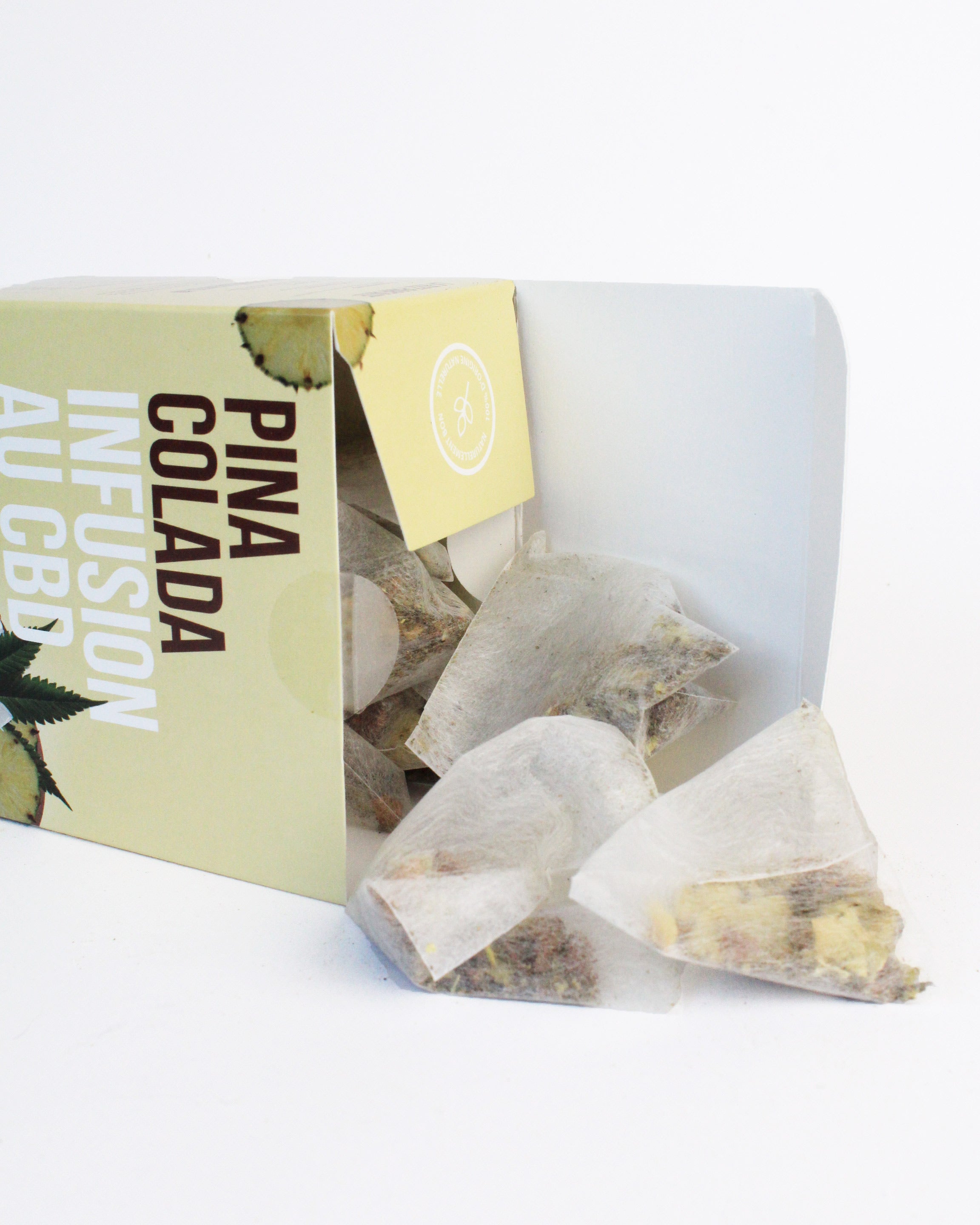 infusion cbd pina colada rest in tizz en sachets individuels