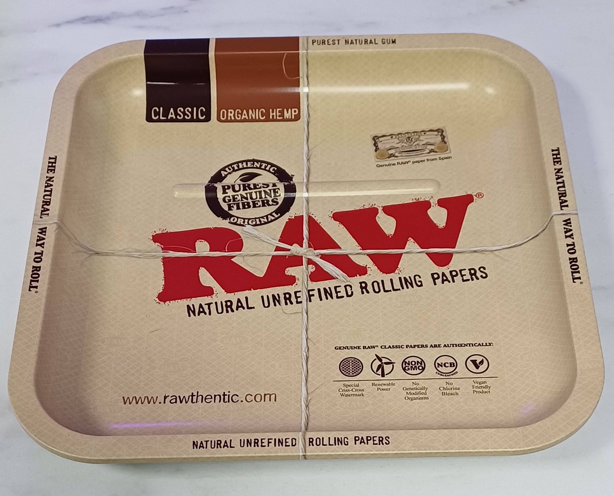 RAW quadratisches Metalltablett