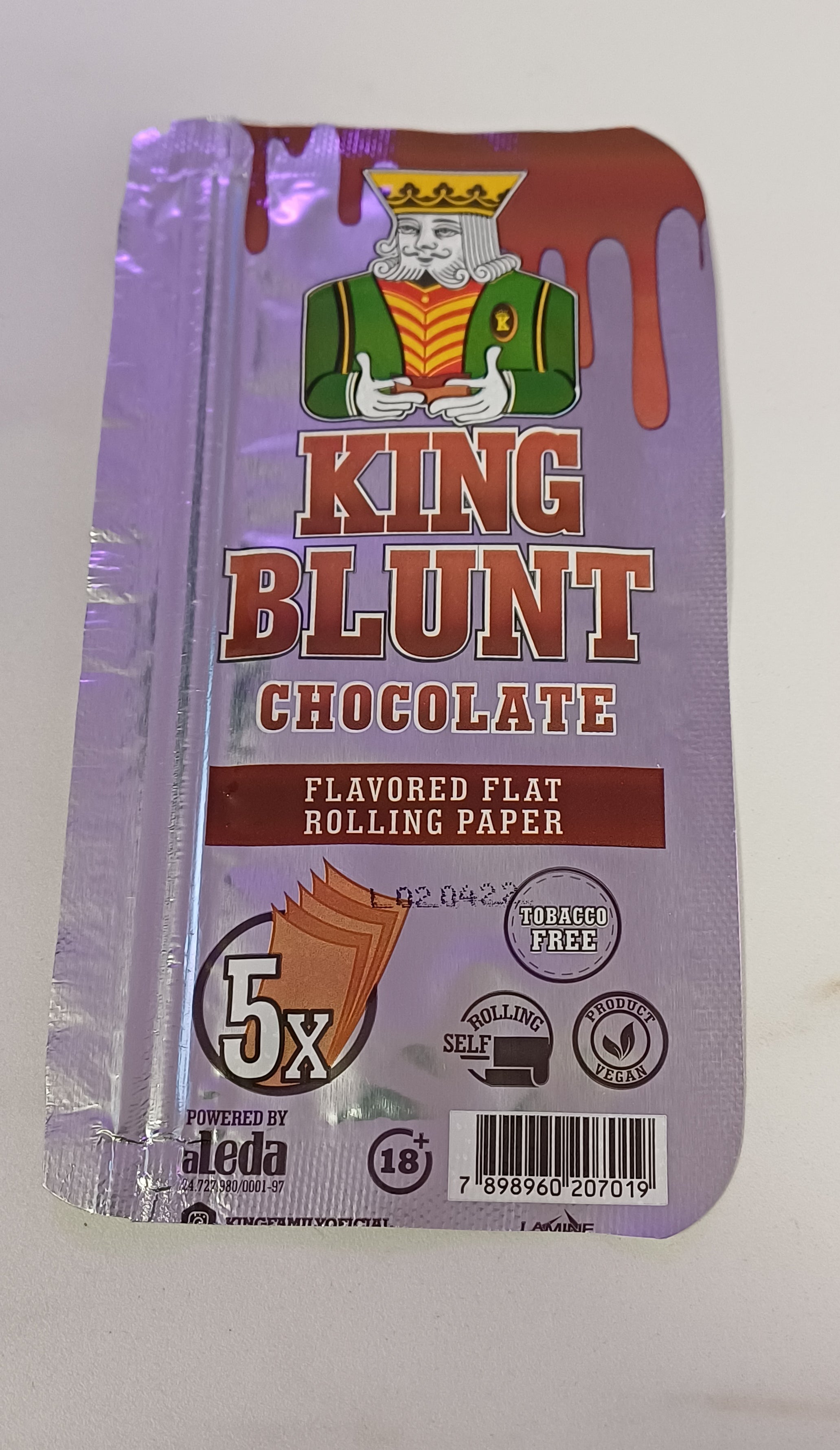 King Blut Zero Schokoblätter x5