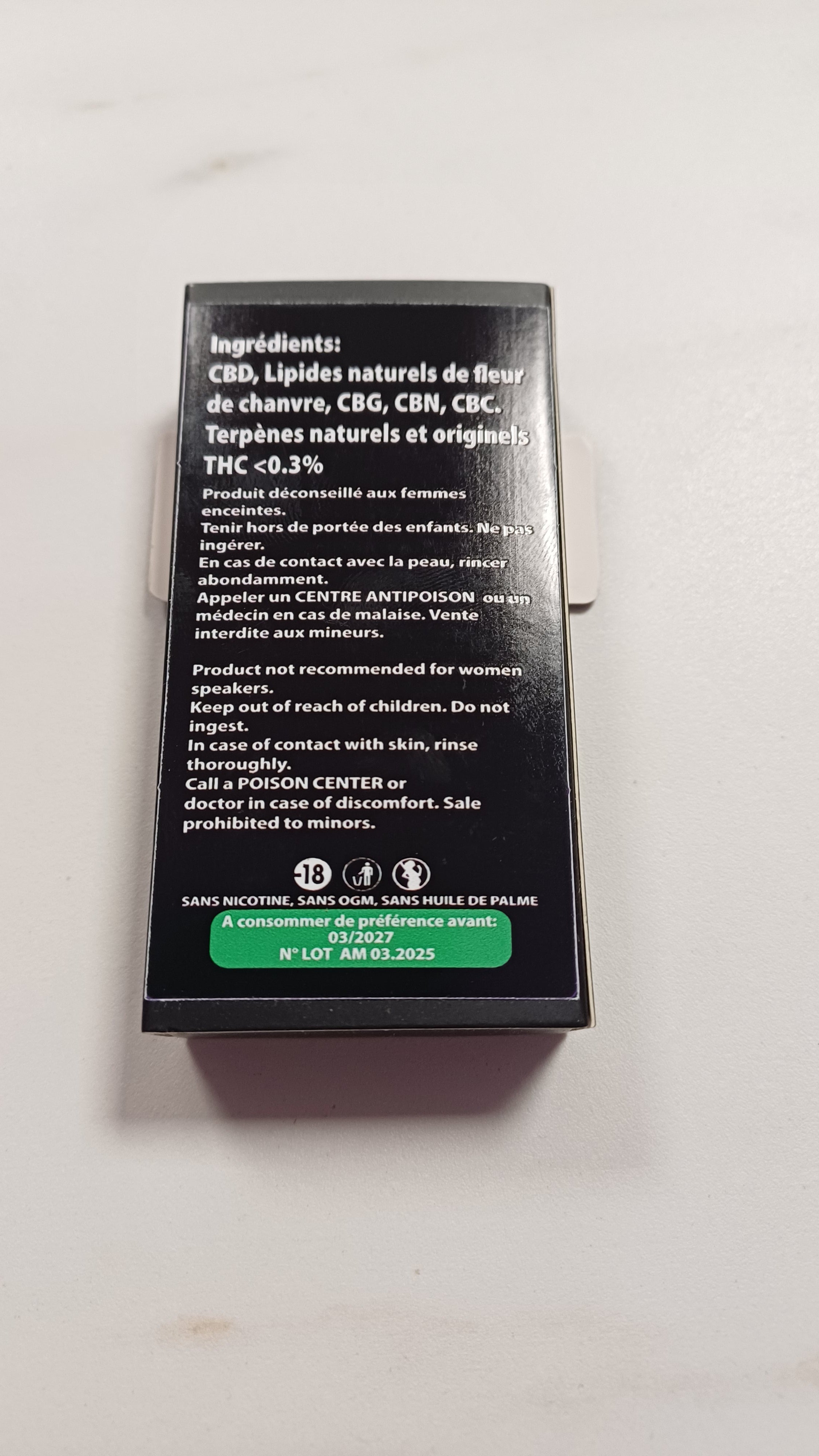 Fullspectrum Black Cherry Cake CBD-Kartusche 55 % CBD 0,5 ml