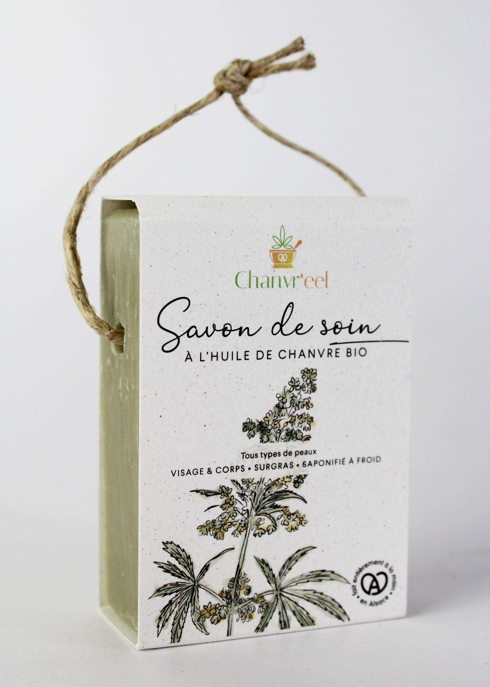 savon huile de chanvre chanvreel bio