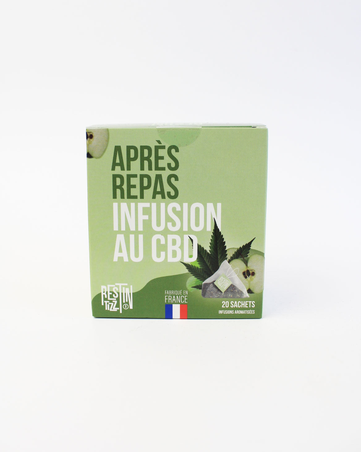 tisane cbd rest in tizz apres repas en sachet infusion cbd chanvre bio