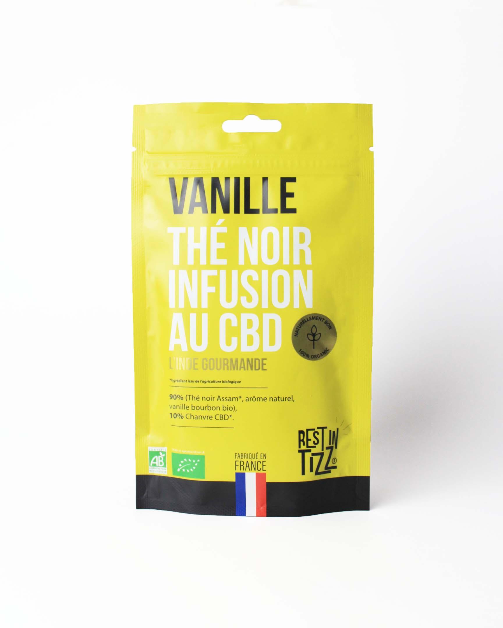 vanille the noir a base de chanvre rest in tizz