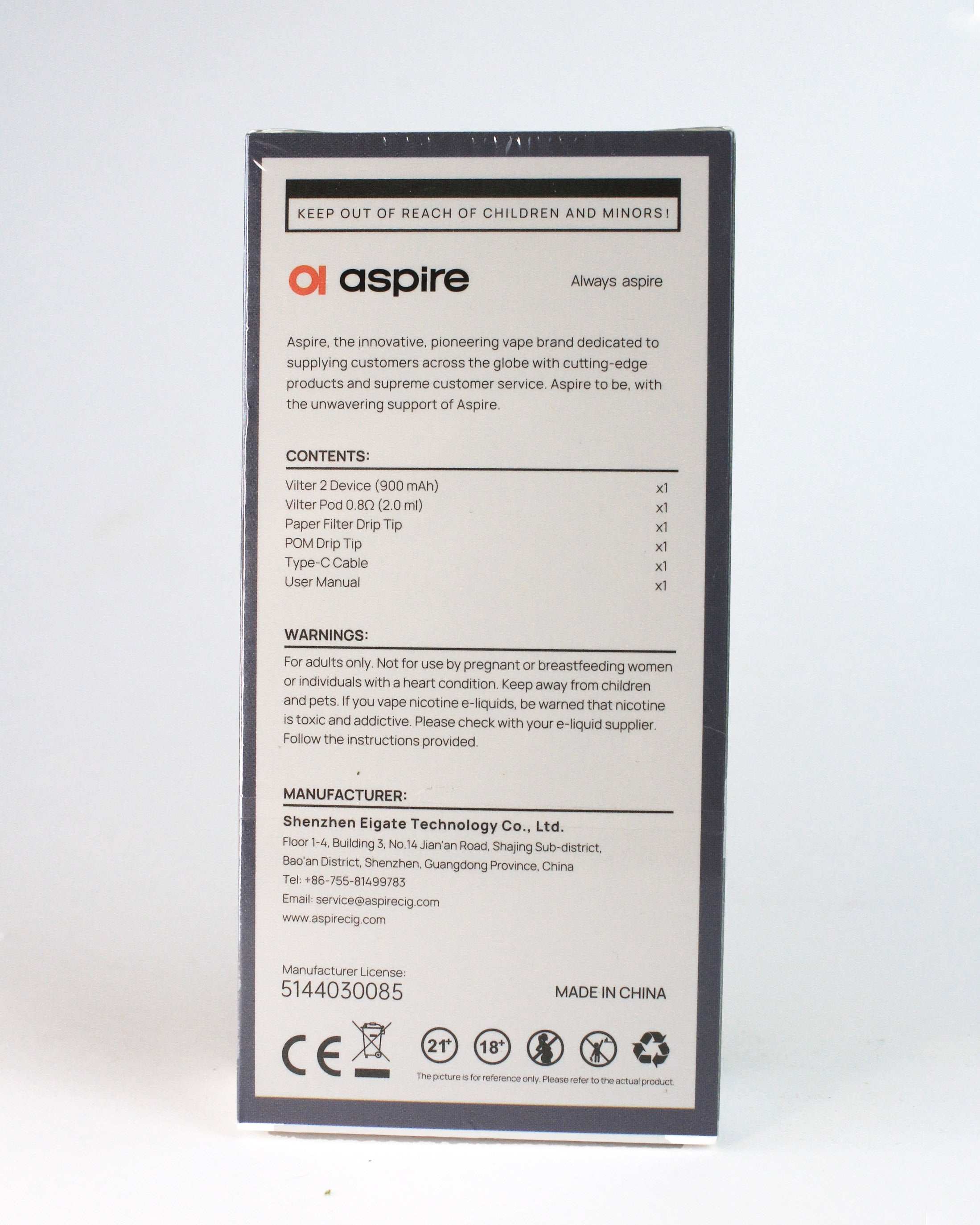 Pod Vilter 2 Aspire