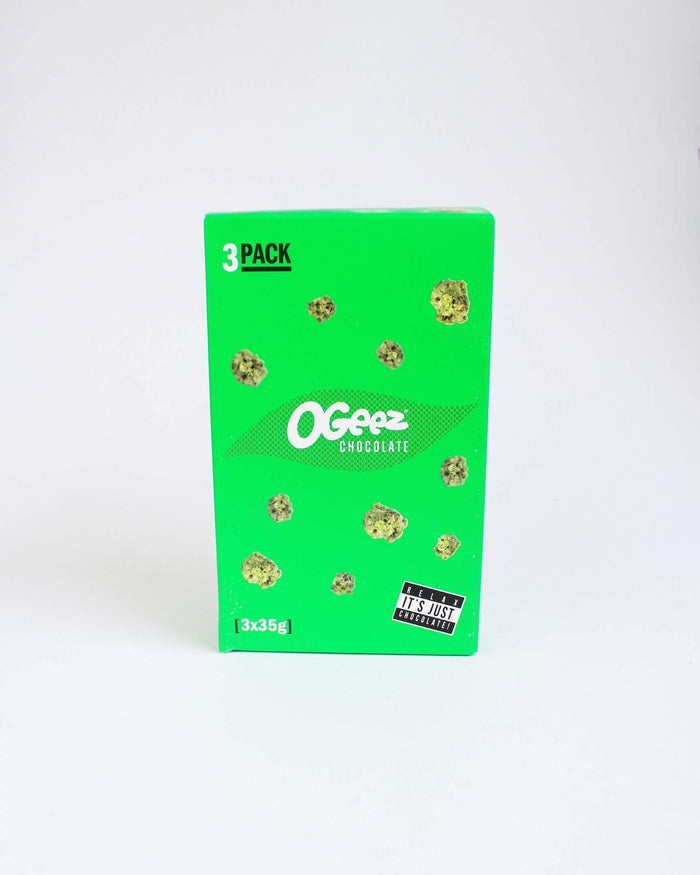 Pack chocolat Ogeez 3x35g - HEMPI - CBD Shop