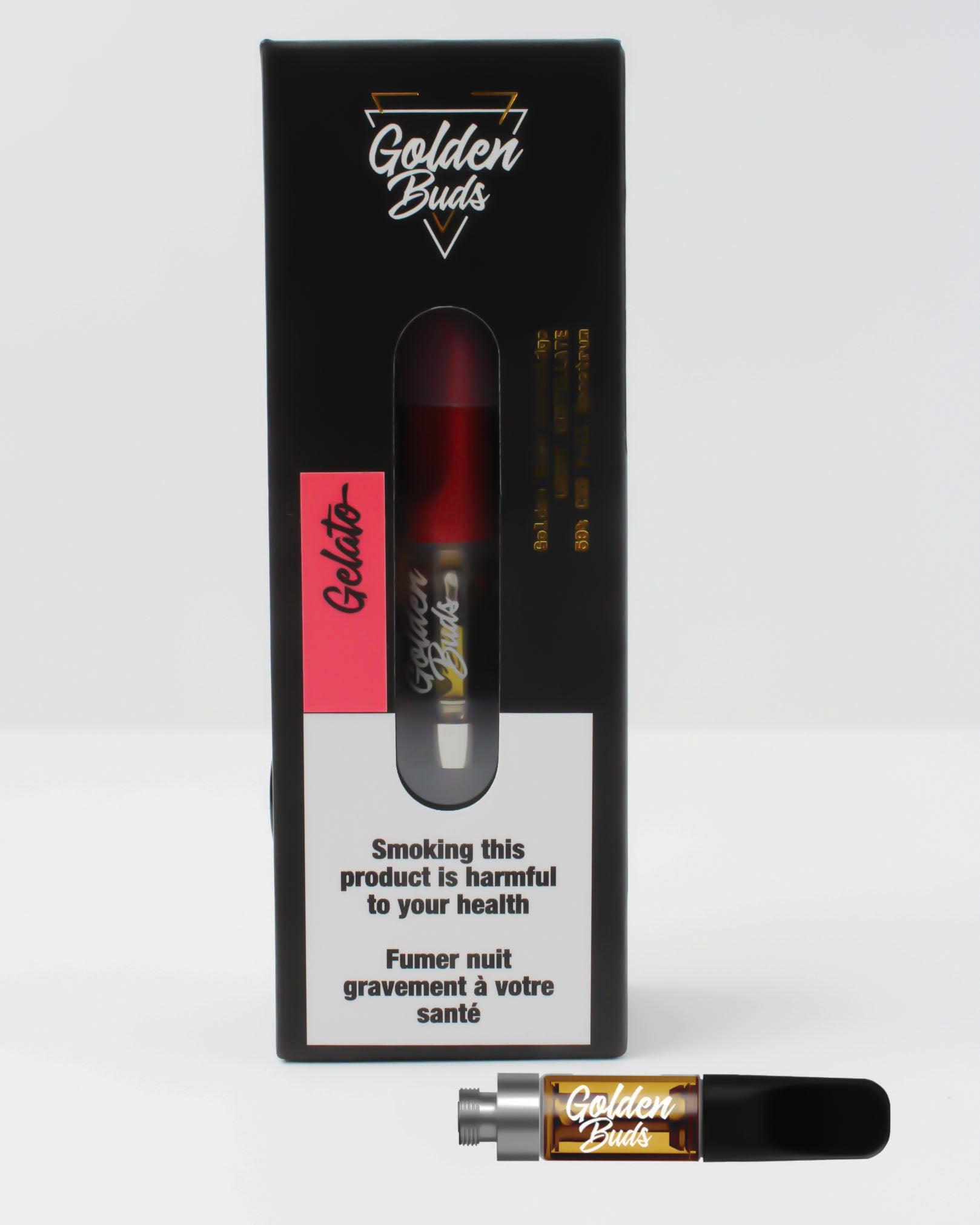 golden buds cartouche gelato cartridge cbd