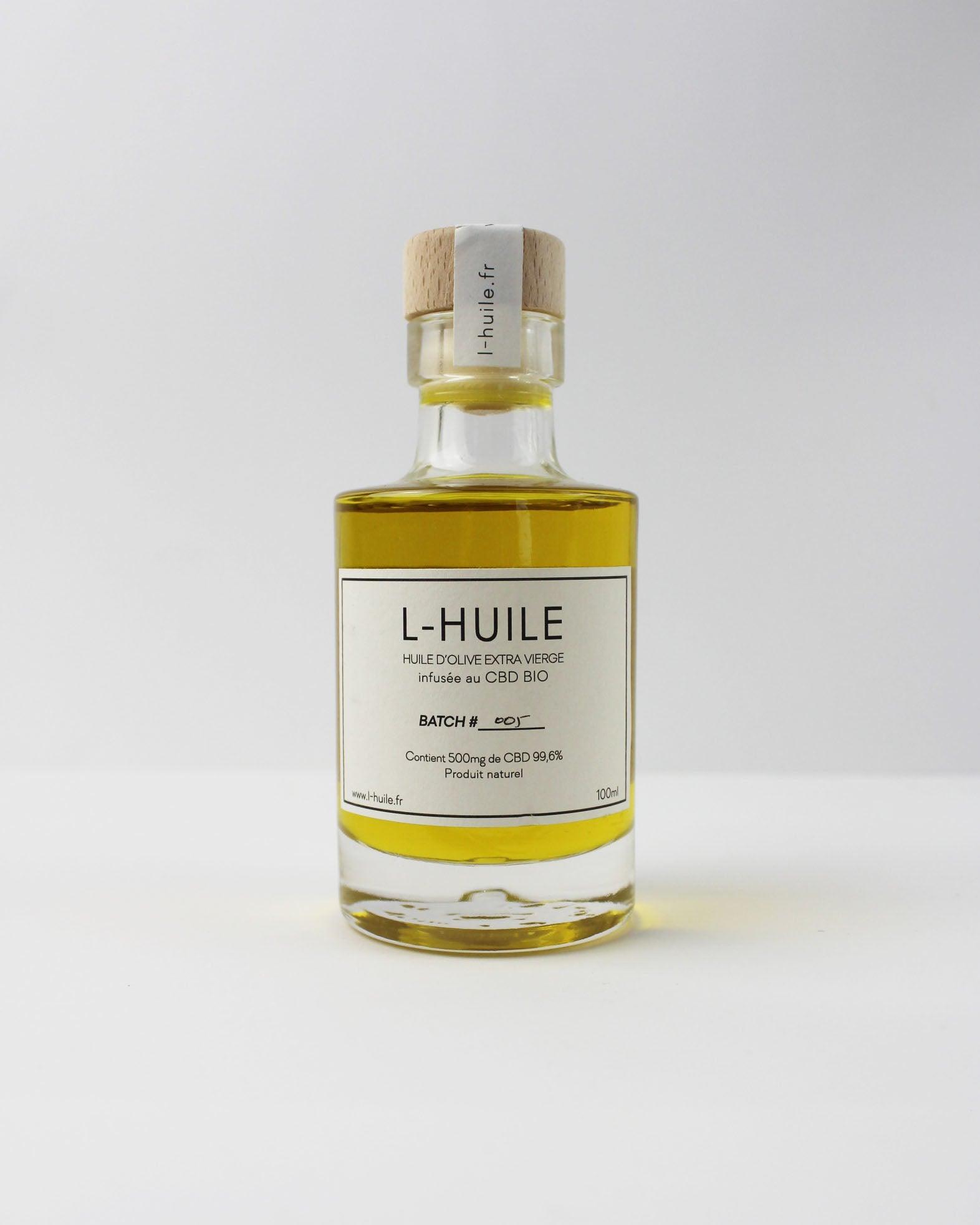 l-huile huile d'olive cbd cuisine chanvre gastronomie recette