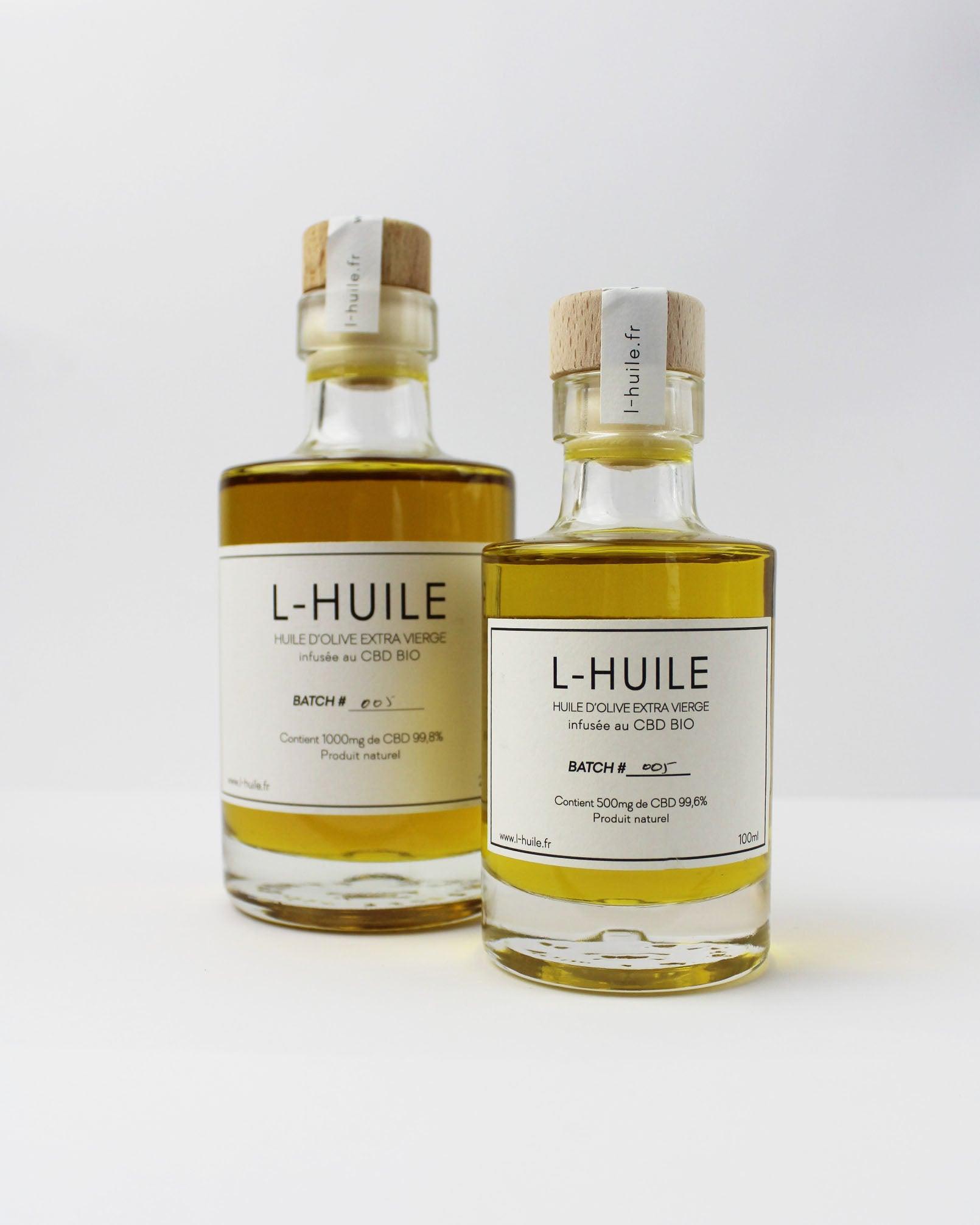 l-huile huile d'olive cbd cuisine chanvre gastronomie recette