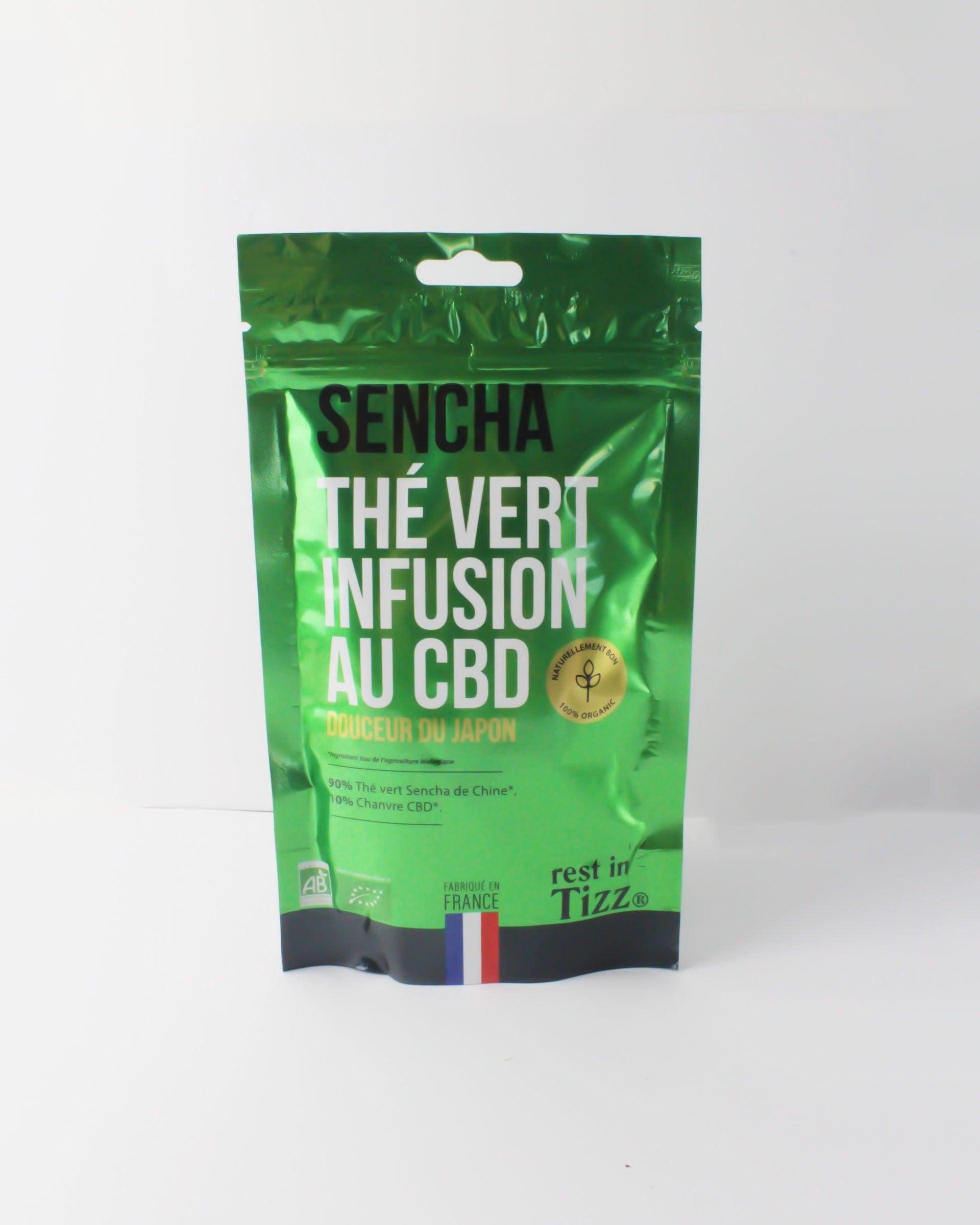Té verde Sencha ecológico con CBD - 50 g