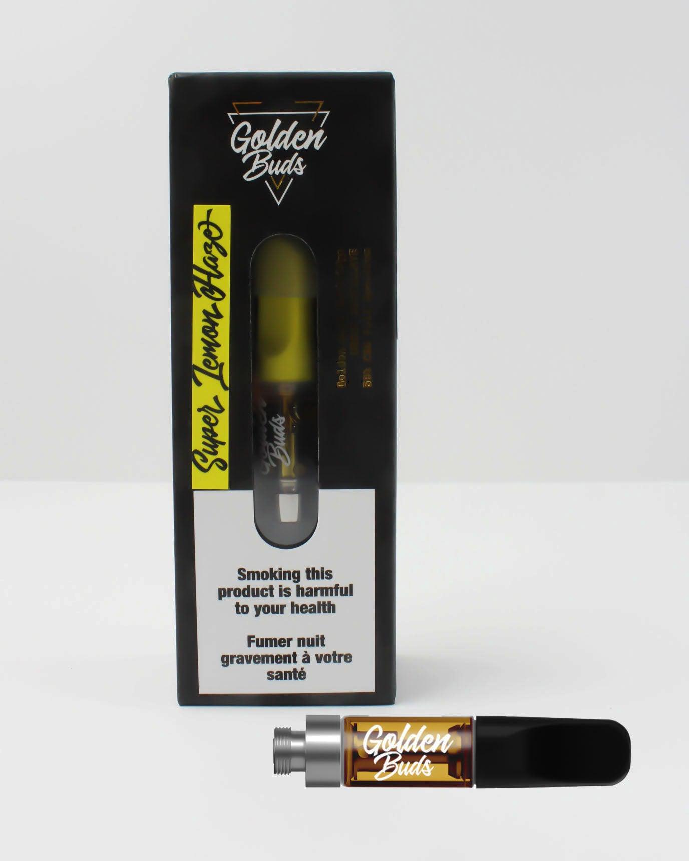golden buds vape pen cartridge super lemon haze cbd